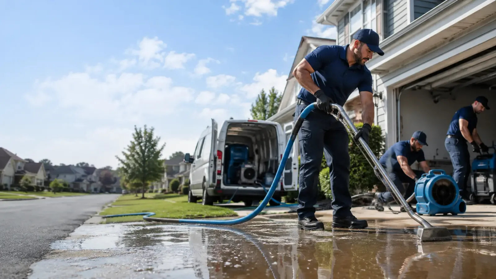 Flood Damage Restoration in Concrete, WA